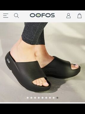 OOFOS OOahh PLUS Slide Womens Size 10